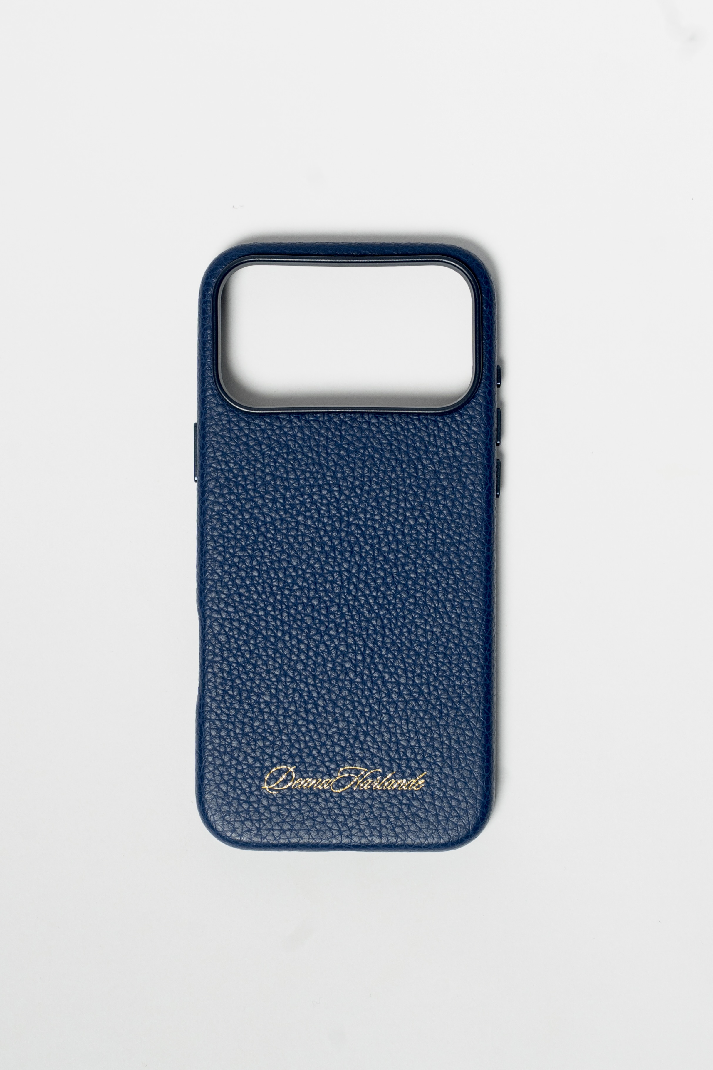Cactus Leather Magsafe iPhone Case - Navy Blue - 17 PM - 17 Pro 
