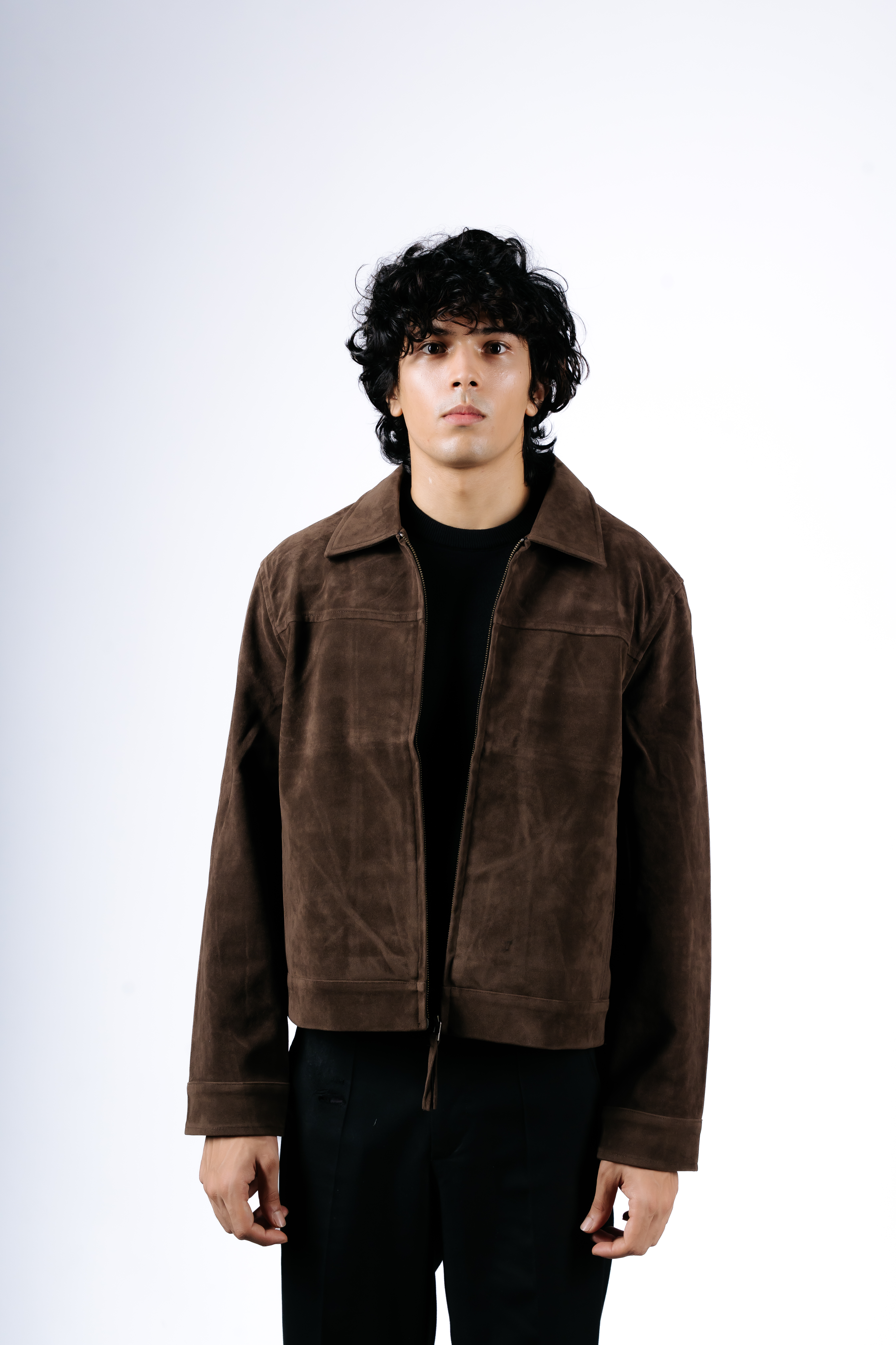 Luxury Faux Suede Jacket alternate view