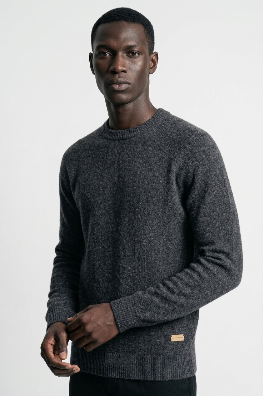 Pure Mongolian Cashmere Crewneck alternate view