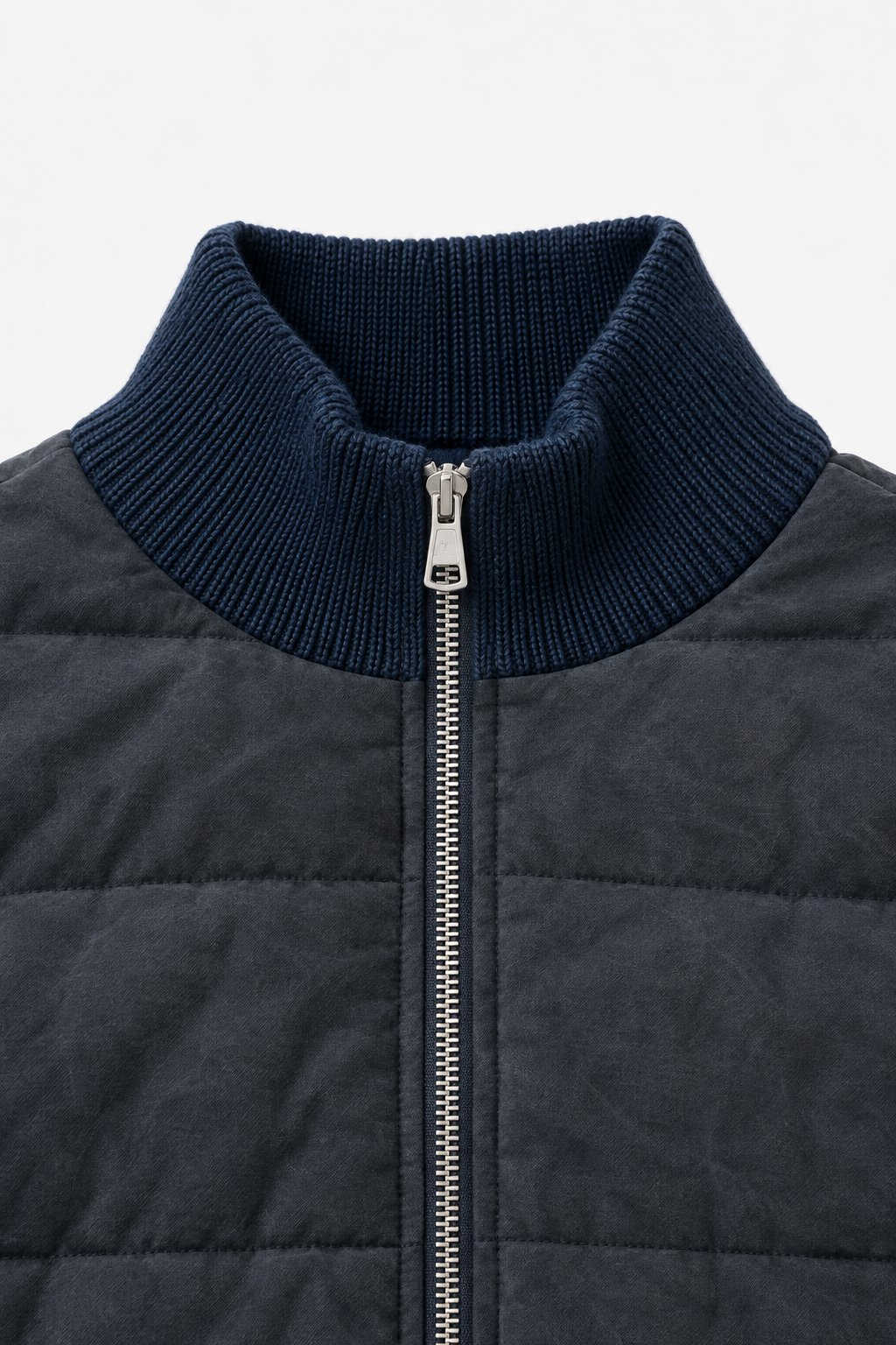 Spliced Knitted Hybrid Jacket alternate view