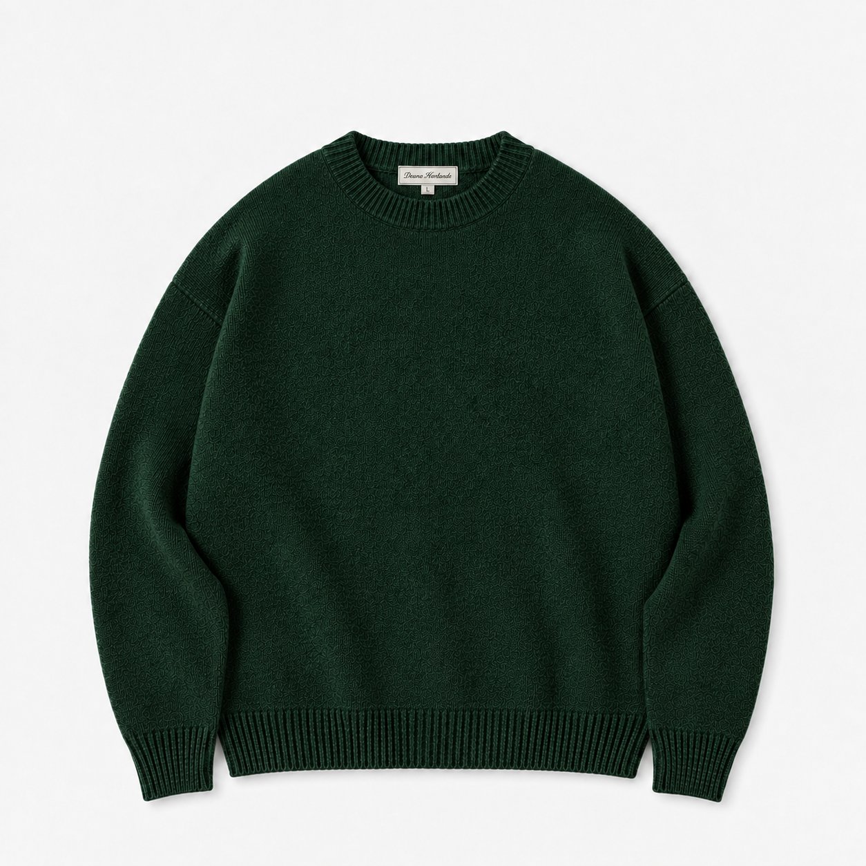 Signature Sweater - Forest Green - Front Image